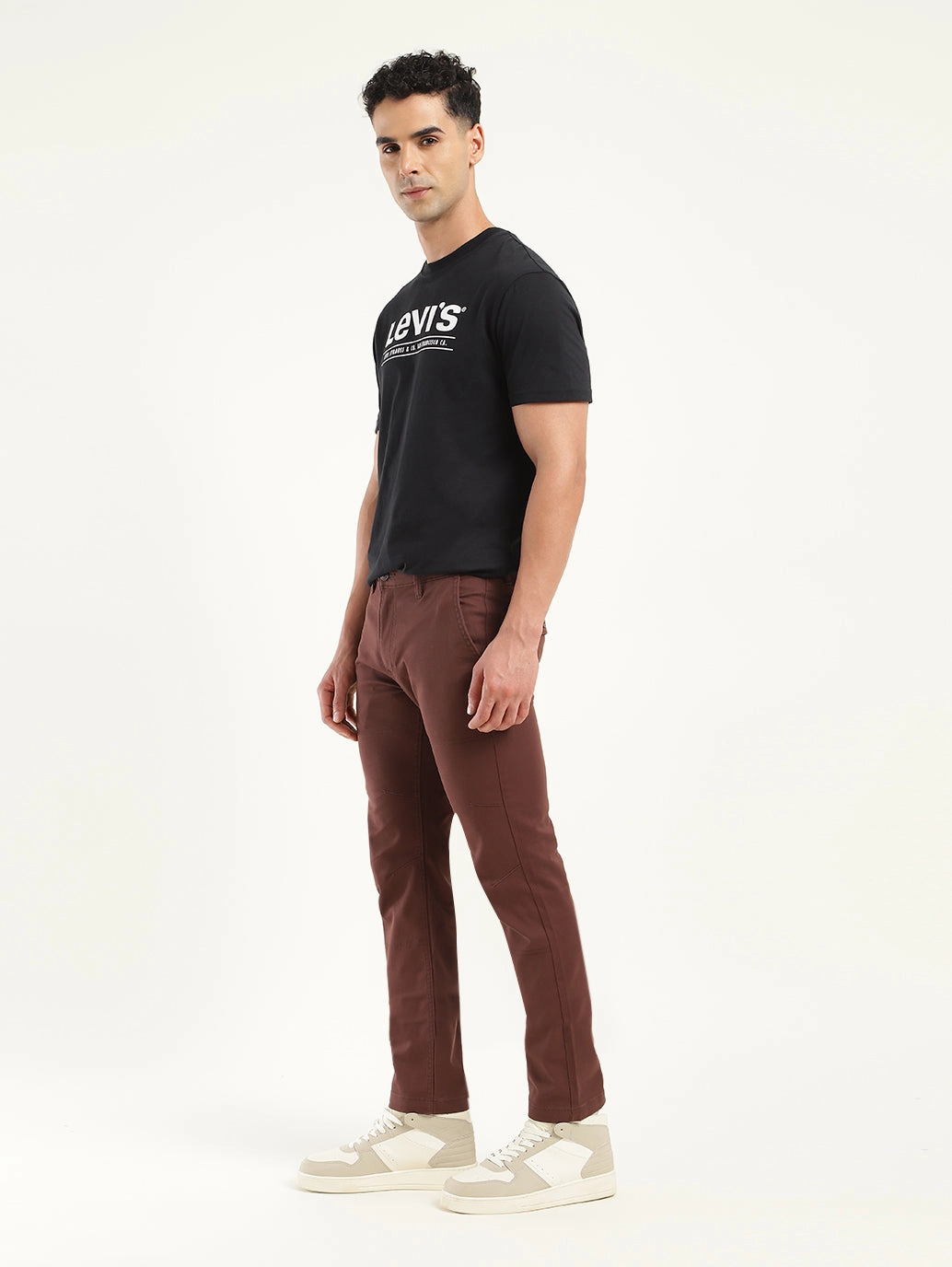 Men's 511 Slim Fit Brown Trousers Perfect Pair