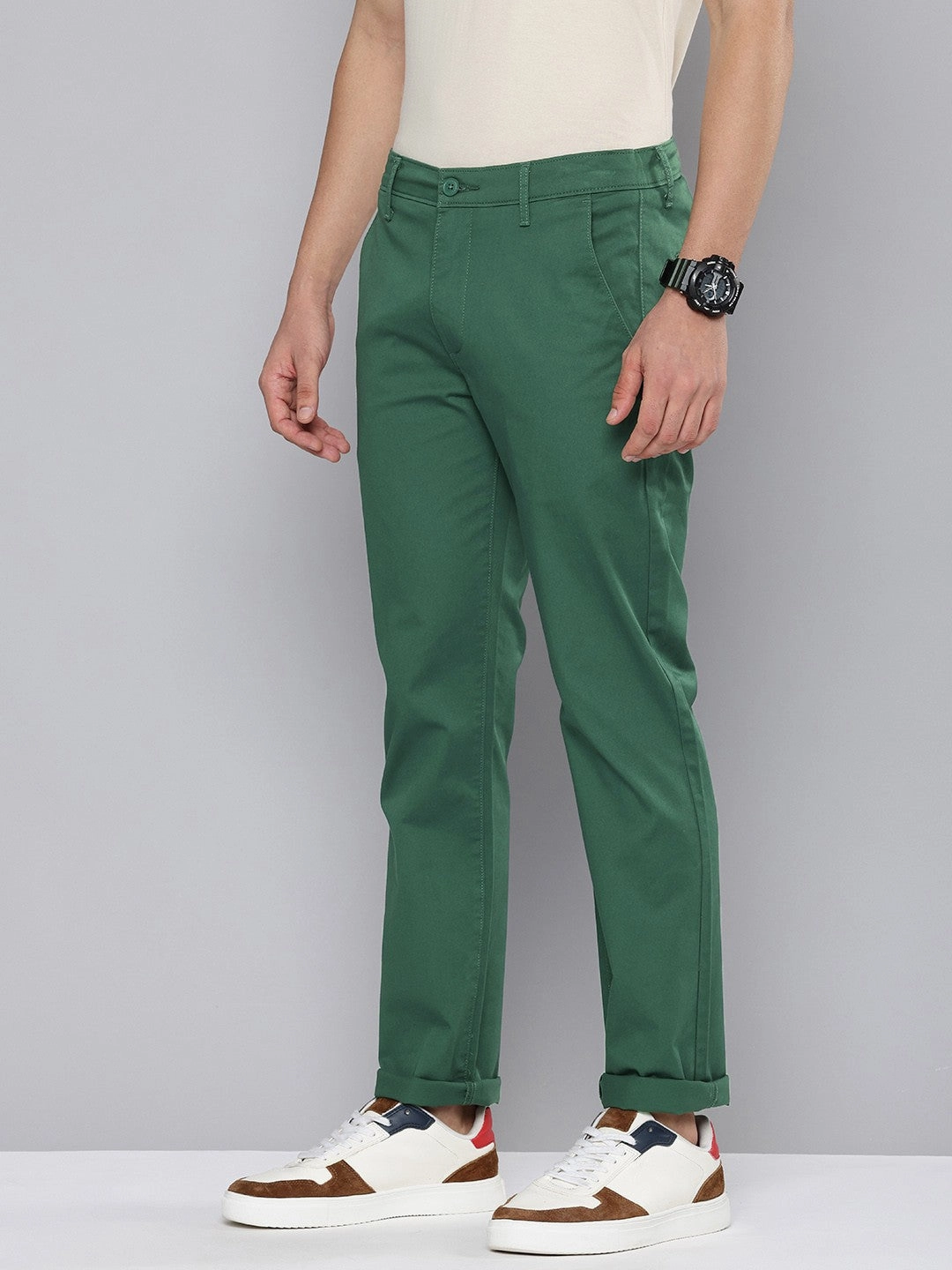 Men's 511 Slim Fit Green Chinos All weather Outdoor Essentials