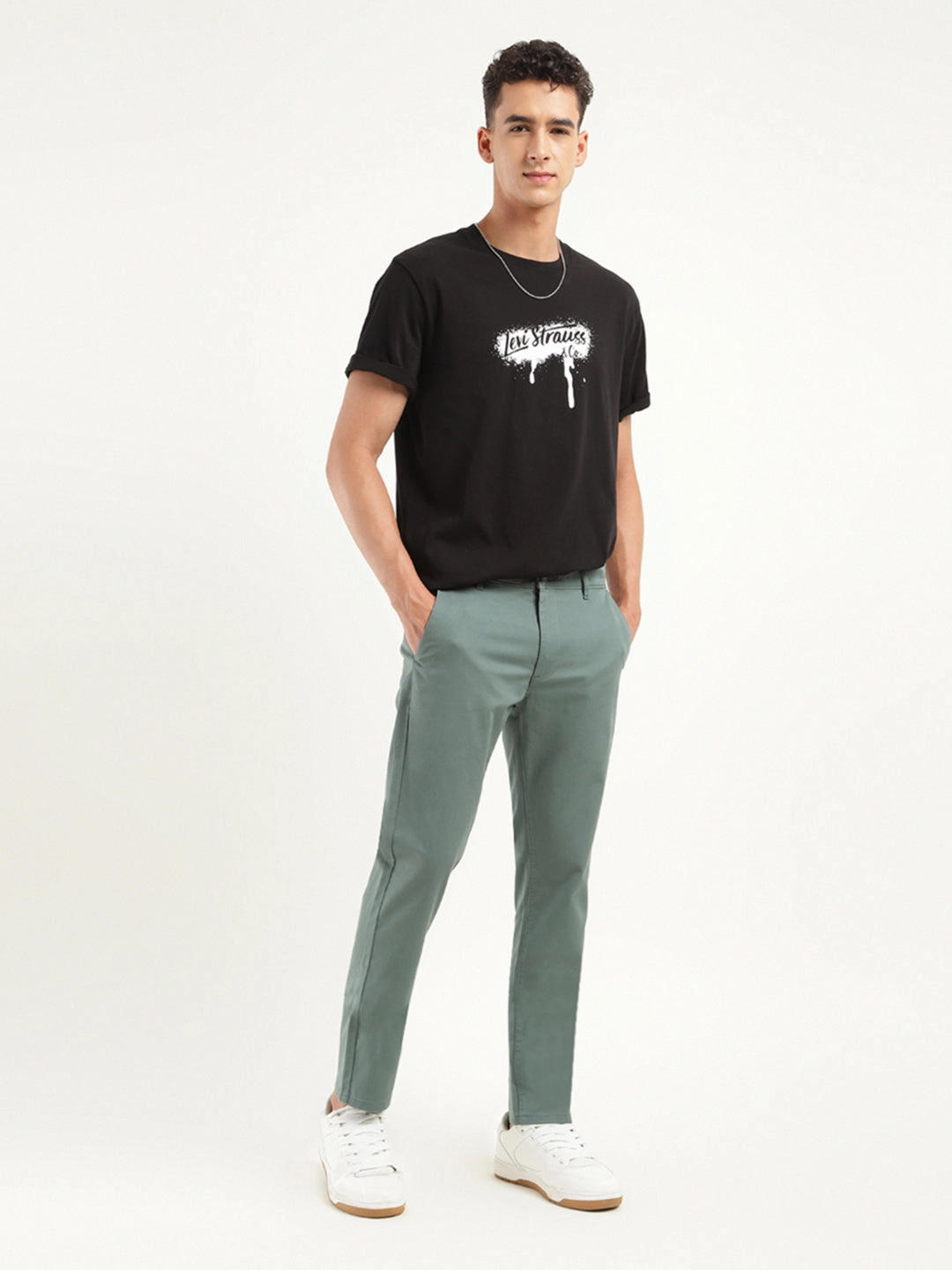 Men's 511 Slim Fit Light Green Chinos Sport Performance