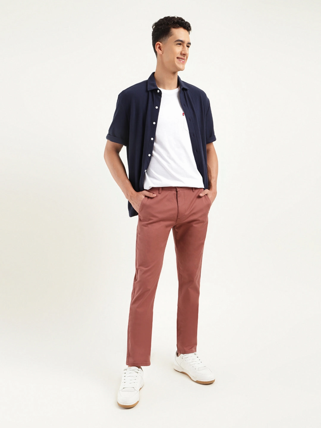 Men's 511 Slim Fit Rust Chinos Casual Comfort Fit Refined fit