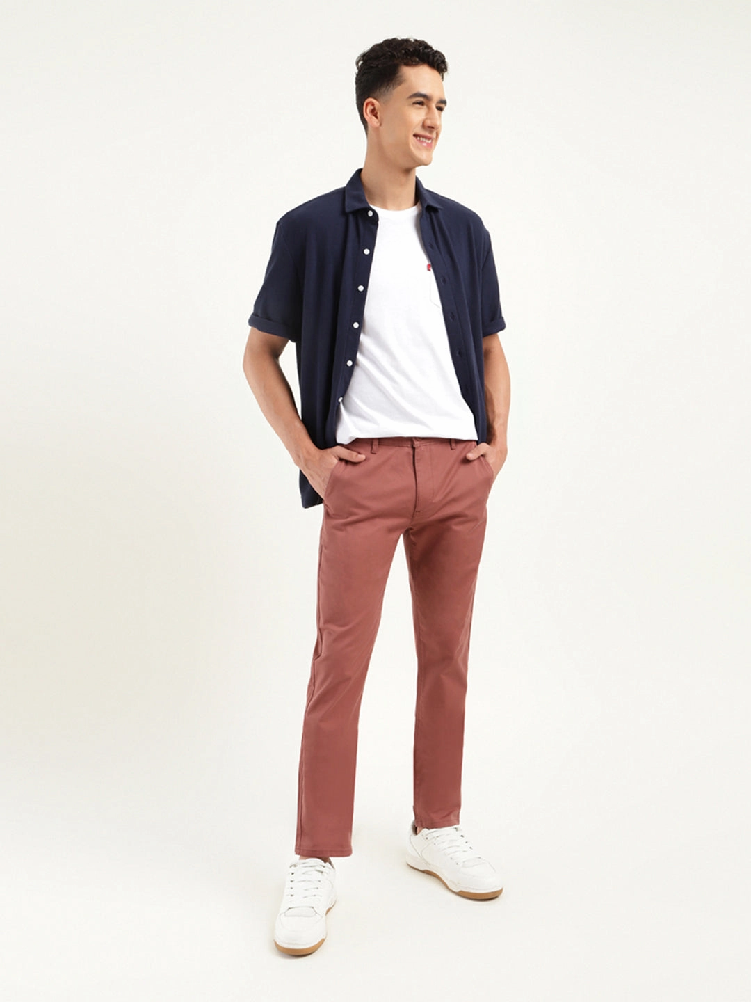 Comfort Focused Movement Fit Men's 511 Slim Fit Rust Chinos