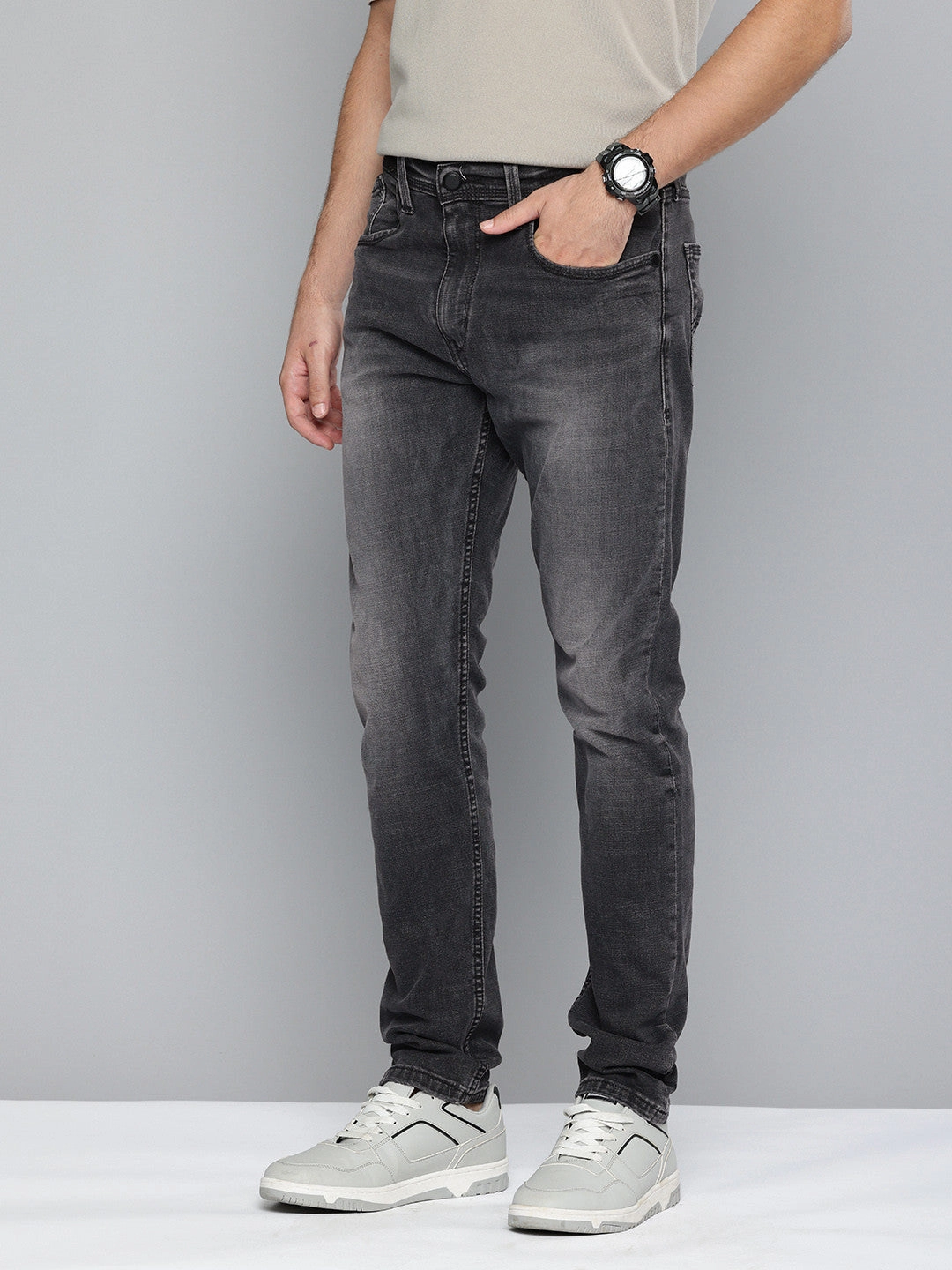 Elegant Minimalist Outdoor Adventure No Hassle Fit Men's 512 Black Slim Tapered Fit Mid Rise Jeans