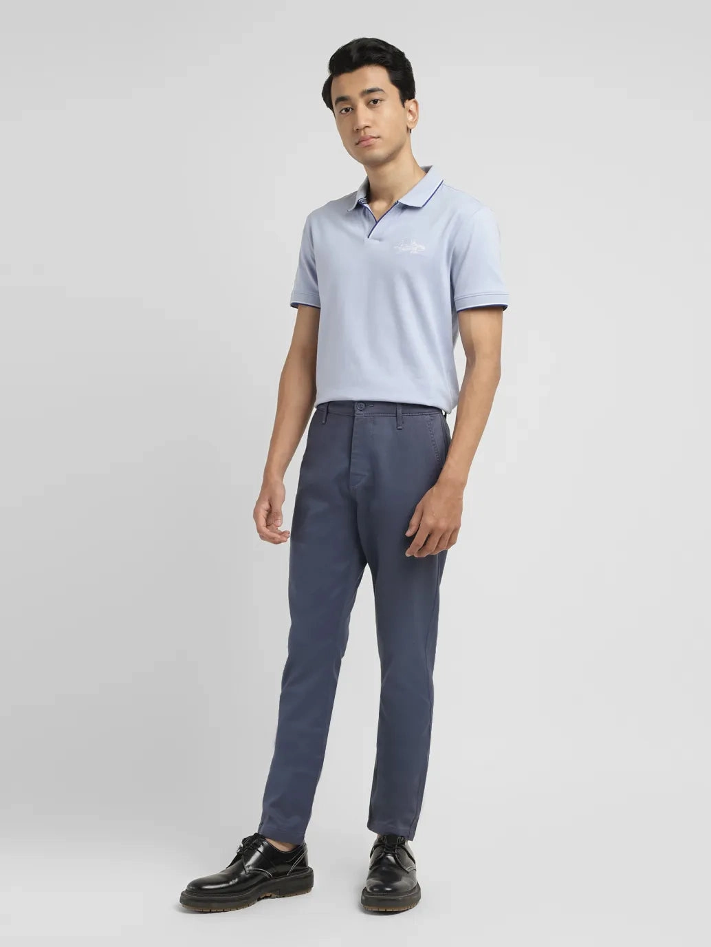 Men's 512 Blue Slim Tapered Fit Chinos Comfy Look Tough Materials