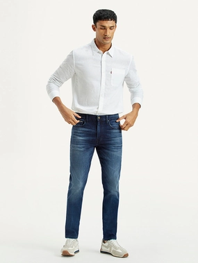 Men's 512 Dark Indigo Slim Tapered Fit Mid Rise Jeans Everyday Vibrant