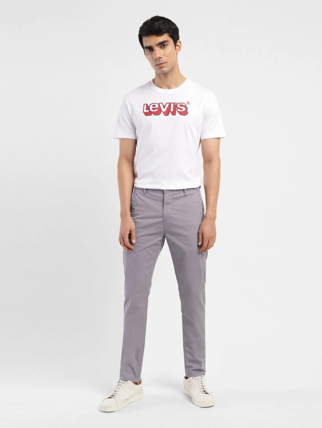 Men's 512 Grey Slim Tapered Fit Chinos RegularFit