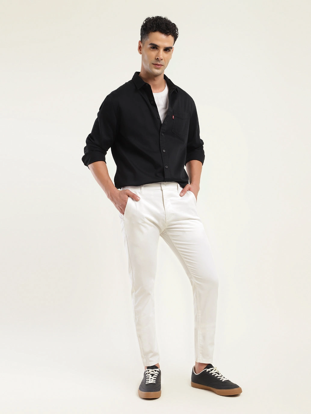 ComfortWaistband Men's 512 Slim Tapered Fit Off-White Chinos