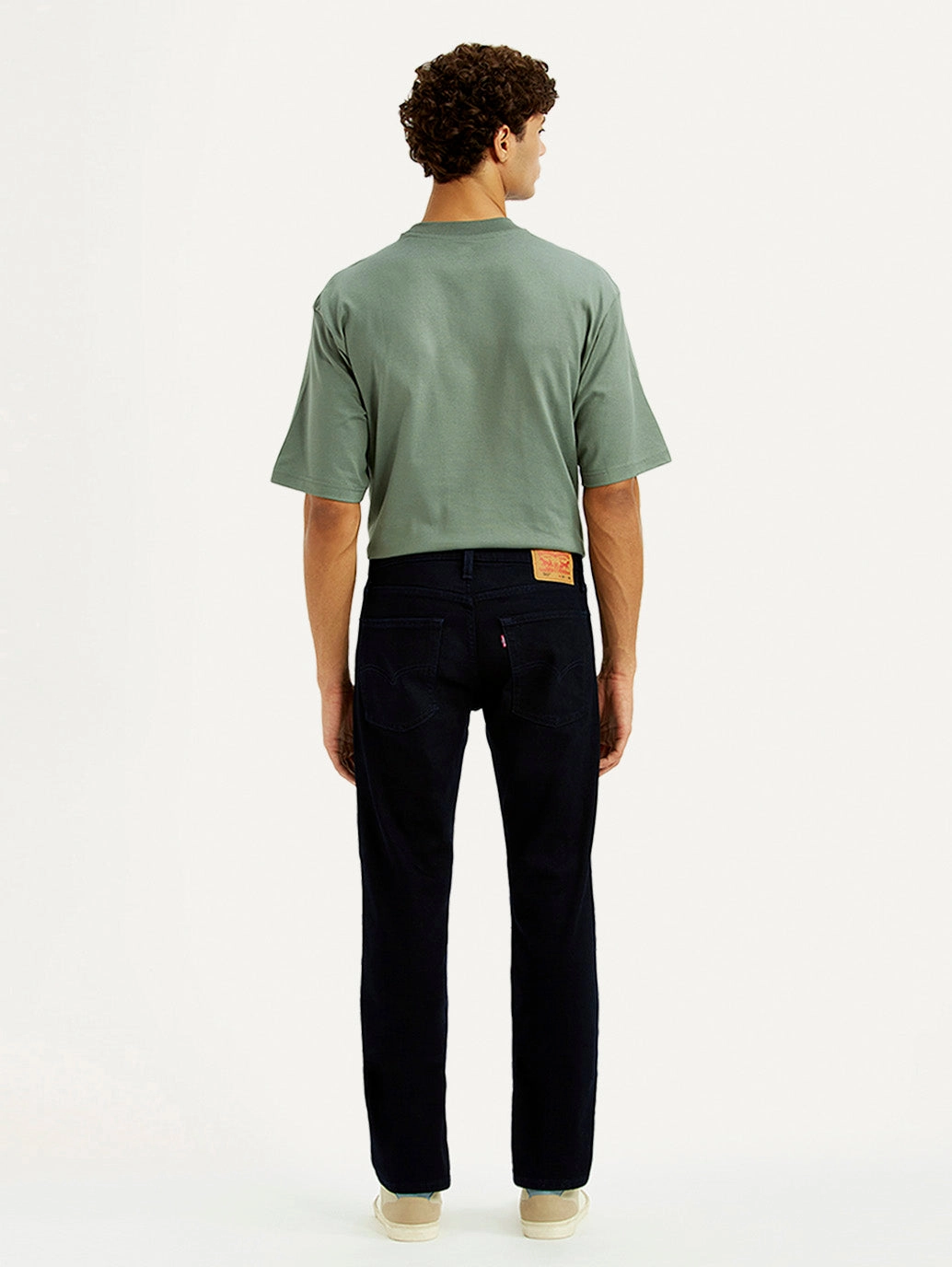 Men's 513 Dark Blue Slim Straight Fit Mid Rise Jeans Weekend Getaway Stylish