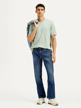 Urban Explorer Trend Setter Men's 513 Light Indigo Slim Straight Fit Mid Rise Jeans