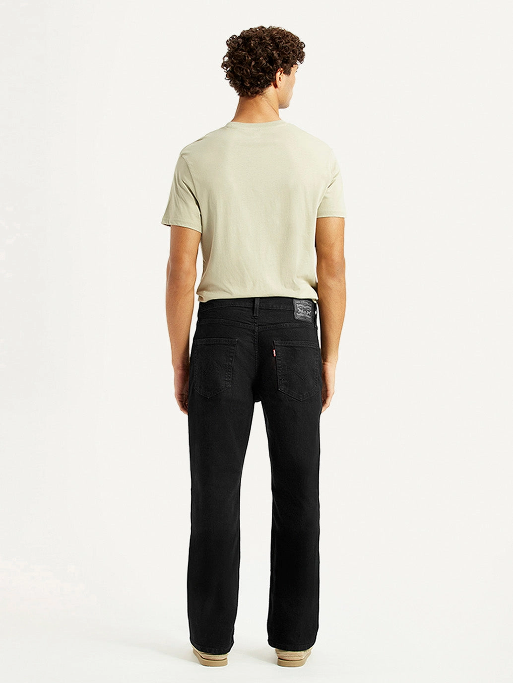 Regular Look Men's 527 Black Slim Bootcut Fit Mid Rise Jeans