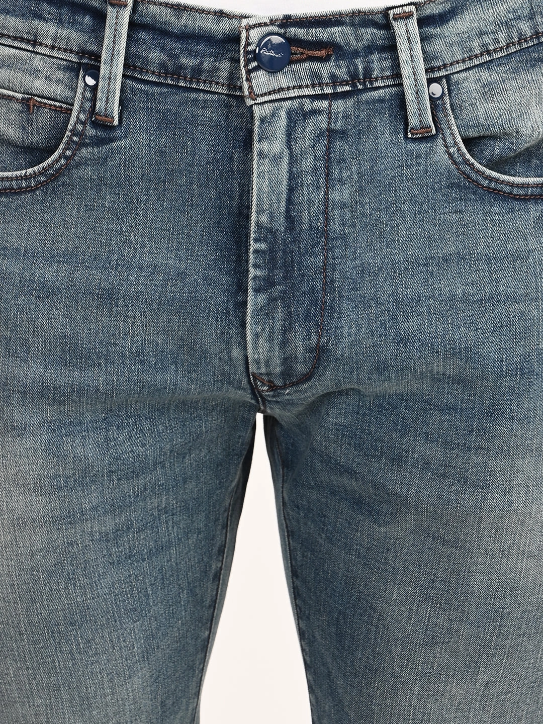 Classic Item Men's 527 Blue Slim Bootcut Fit Mid Rise Jeans