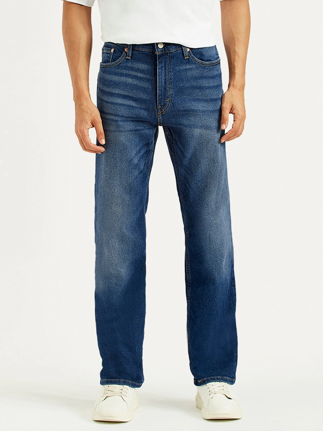 Home Comfort Bold Look Sunny Vibes Men's 541 Blue Athletic Tapered Fit Mid Rise Jeans