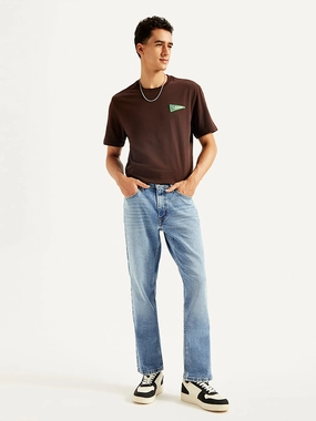 Stretch Recovery Men's 541 Blue Athletic Tapered Fit Mid Rise Jeans