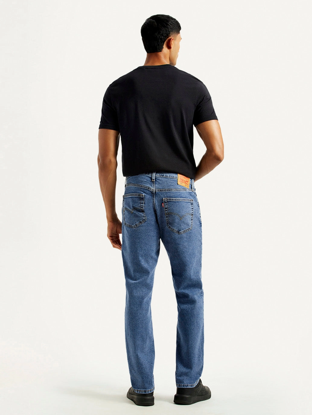 Men's 541 Med Indigo Athletic Tapered Fit Mid Rise Jeans Traveler Gear Summer Vibes Fashion Lover Fit For Every Day