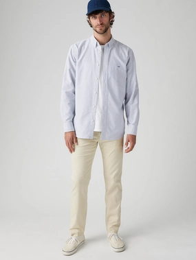 Men's Cream Regular Fit Chinos OdorResistant