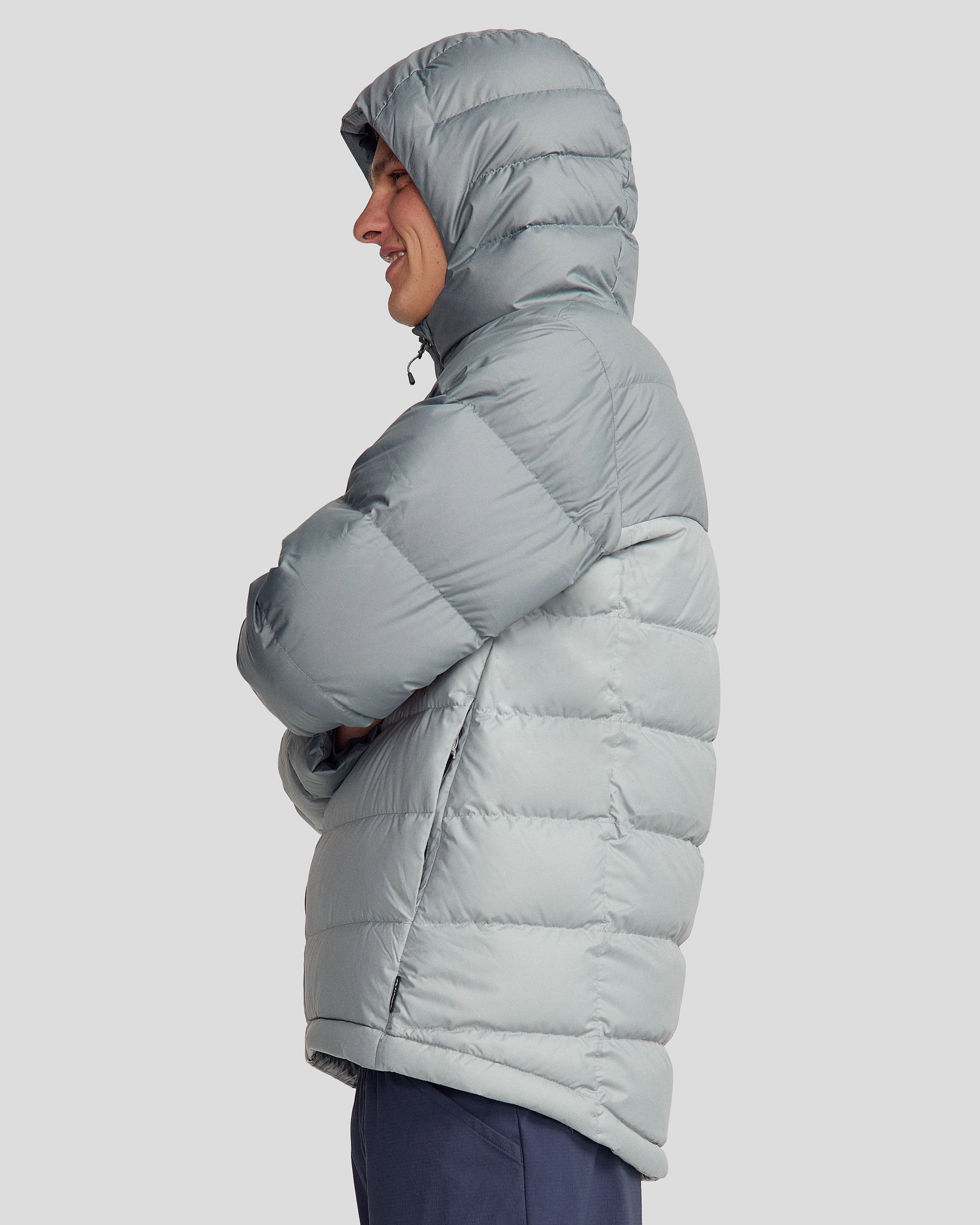 Men's Epiq Hooded Down Jacket v2 - Moon/Light Moon Transitional Weather Piece