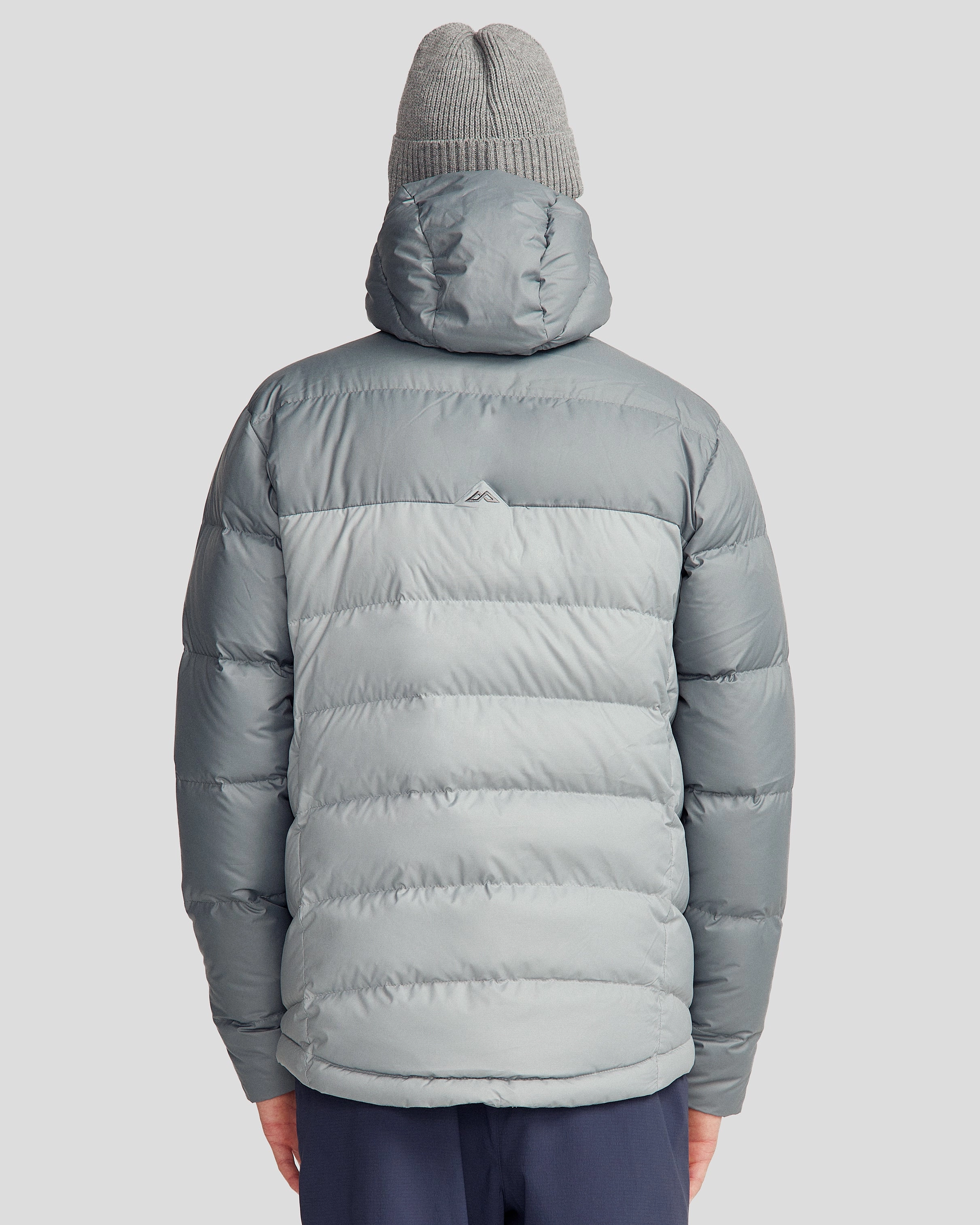 Roll Up Storage Design Men's Epiq Hooded Down Jacket v2 - Moon/Light Moon