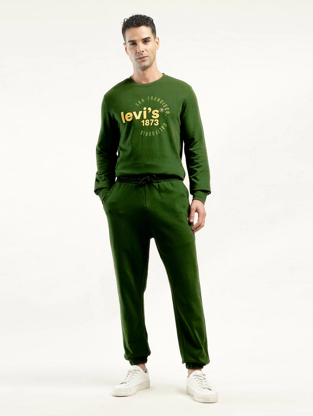 Sport Ready Compact Storage Men's Green Regular Fit Trousers