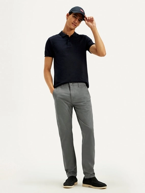 Men's Grey Slim Tapered Fit Chinos Casual Essentials