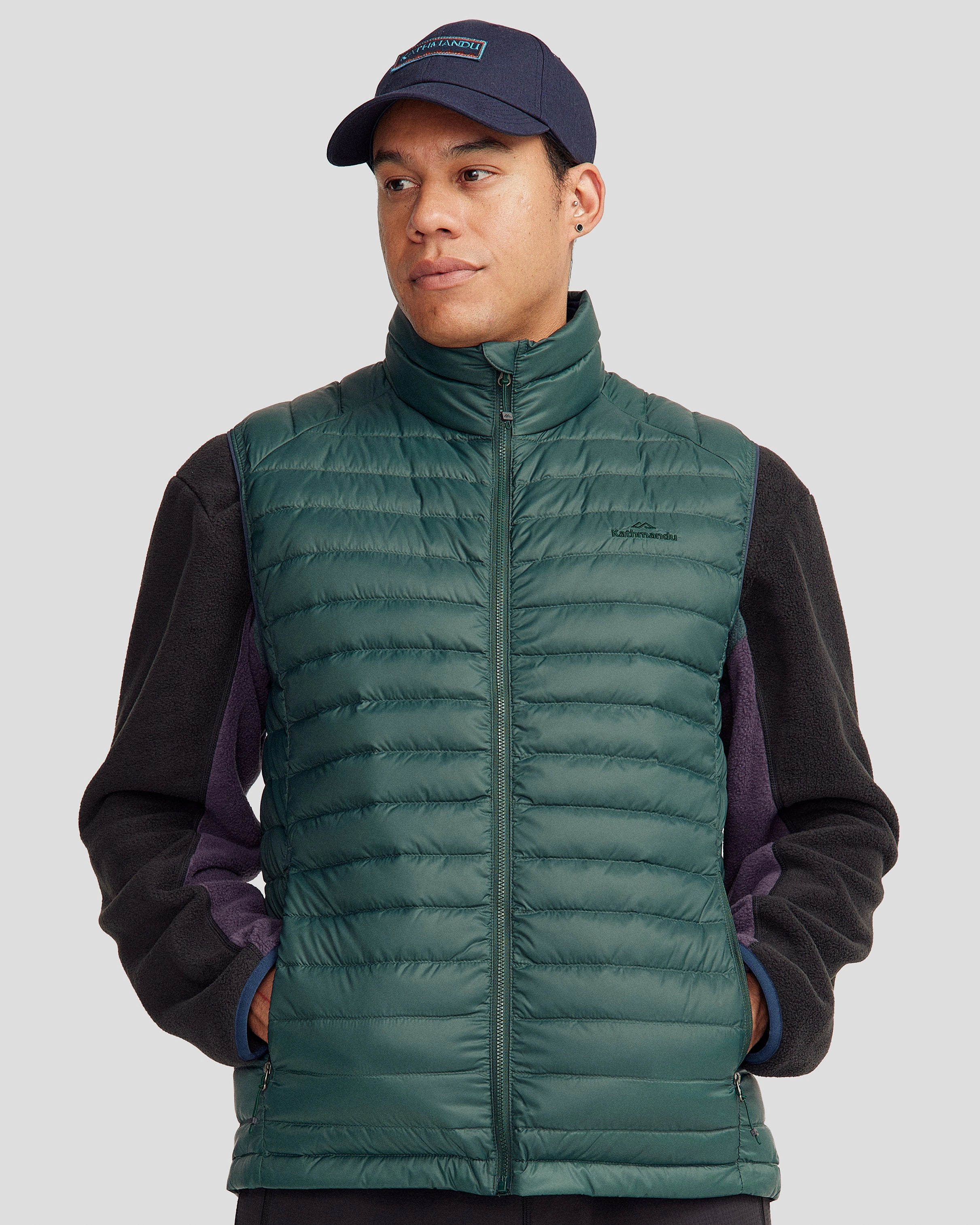 Men's Heli Down Vest v4 - Deep Forest Insulated Core Technology