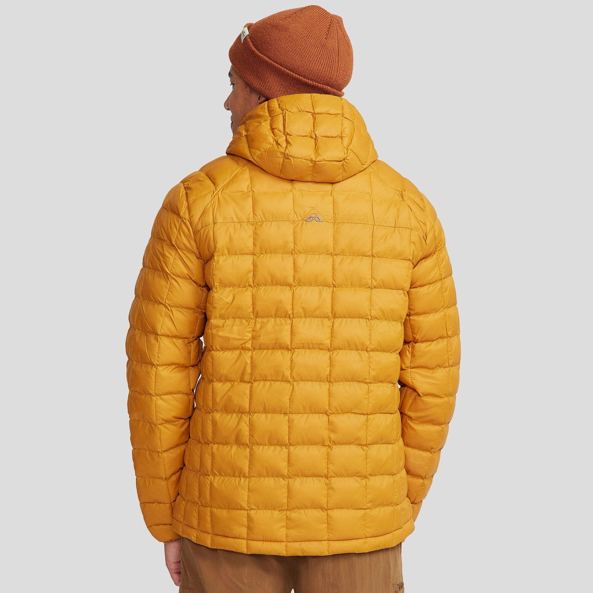 Lightweight Layer Men's Heli Insulated Hooded Jacket - Golden Oak