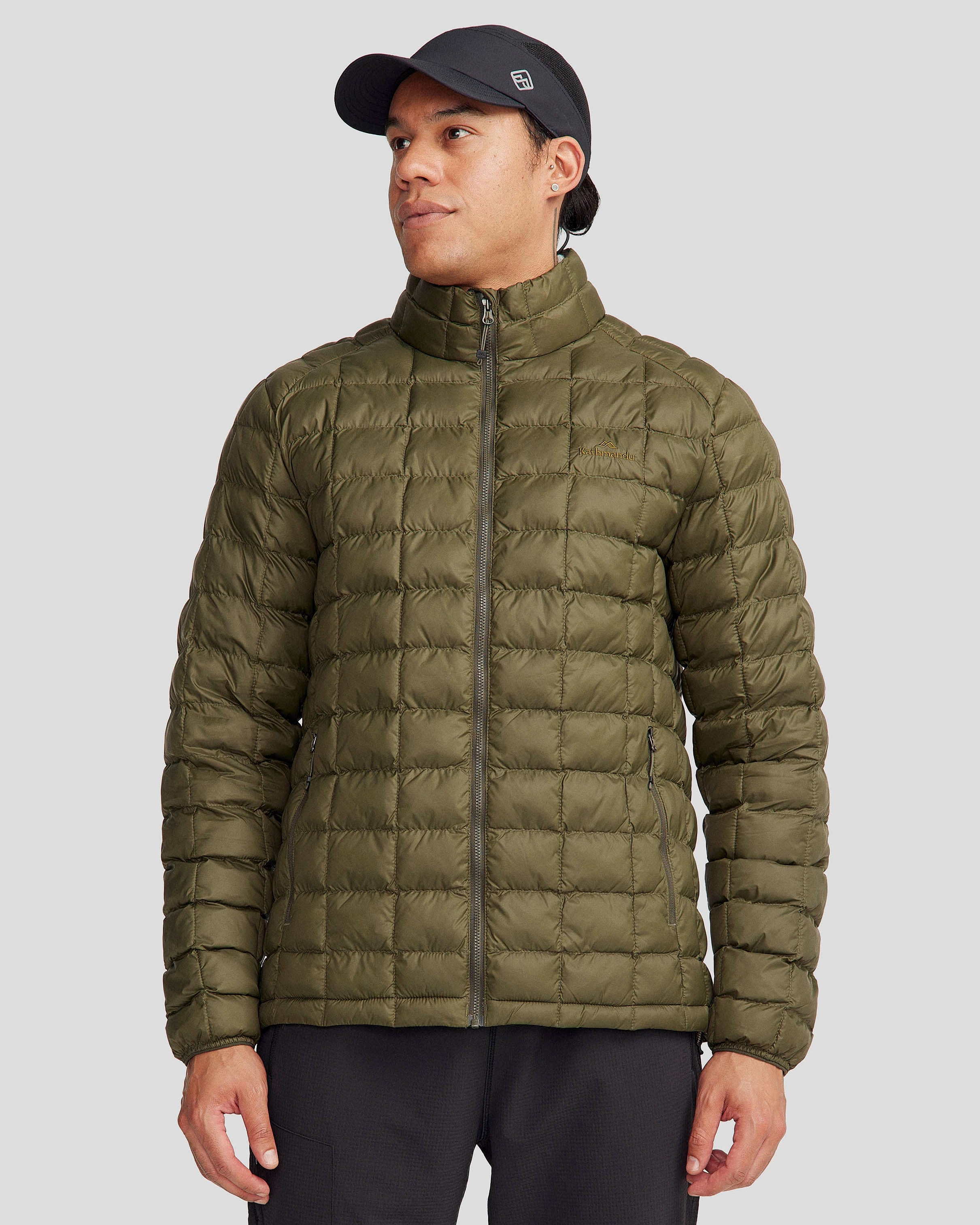 Reinforced Elbows Men's Heli Insulated Jacket - Light Moss