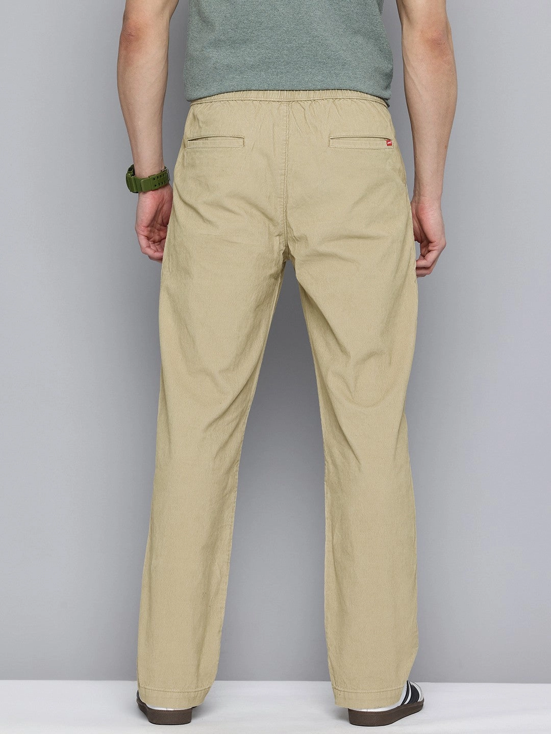 Smart Style Slim Comfort Men's Khaki Regular Fit Trousers