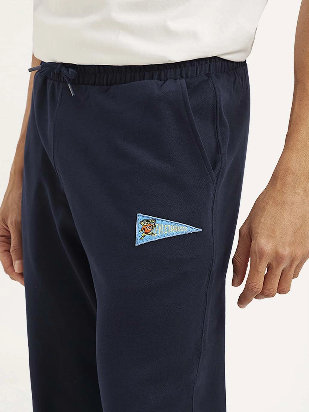 TearResistantPanels Casual Vibes Men's Navy Solid Utility Joggers