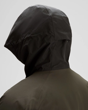 Men's PWDR-Days 2L Insulated Snow Jacket - Dark Moss/Beech LowProfile Design Long Length