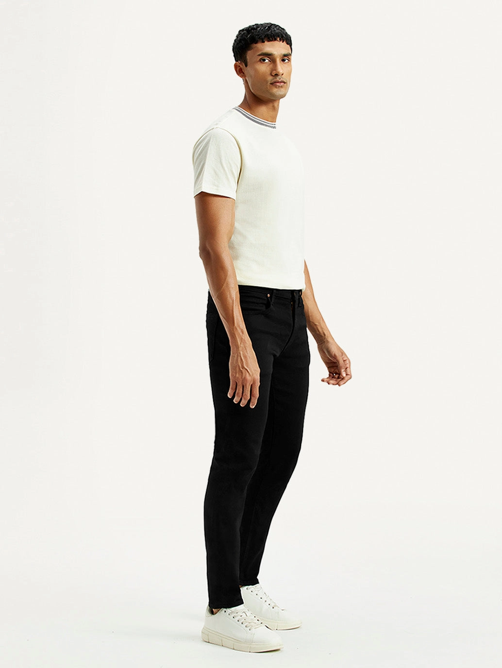 Men's Redloop 511 Dark Indigo Slim Fit Mid Rise Jeans Traveler Gear Summer Vibes Fashion Lover