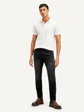 Wardrobe Choice Fashionable Fit Men's Redloop 512 Slim Tapered Fit Mid Rise Jeans