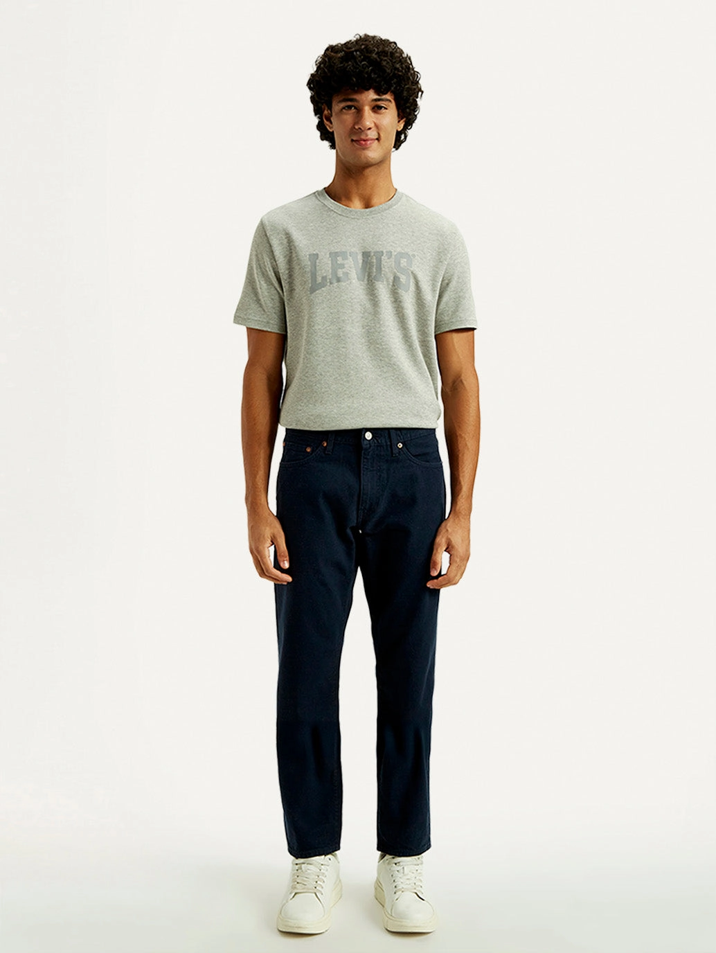 Men's Redloop 541 Blue Athletic Tapered Fit Mid Rise Selvedge Jeans Professional Wear Urban Explorer Outfit Mood