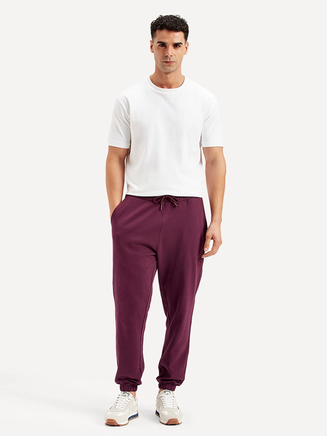 Flexible Waist Men's Regular Fit Joggers