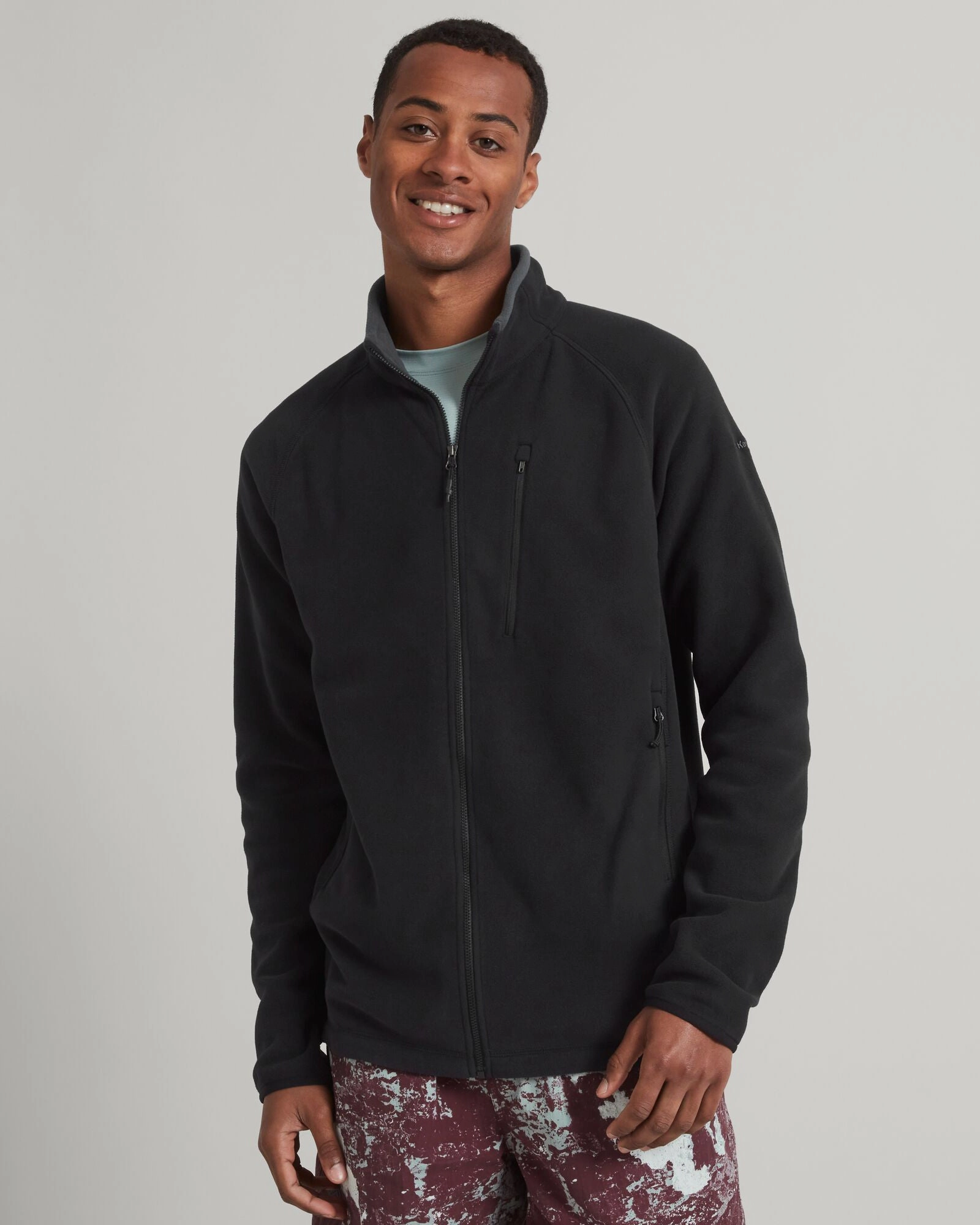 Men's Ridge 100 PrimaLoft Bio Fleece Jacket - Black Hypoallergenic Padding