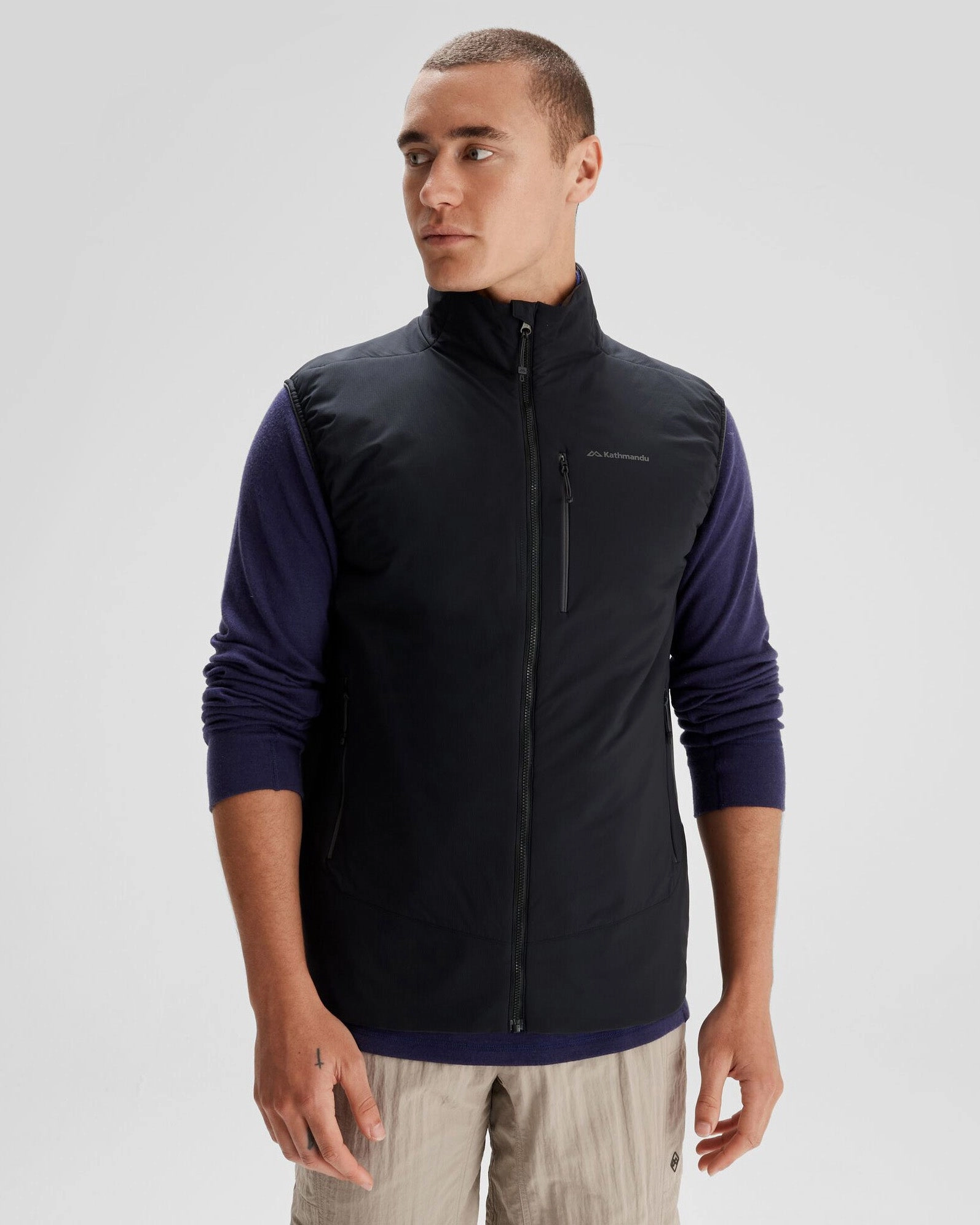 Men's Seeker PrimaLoft? Active Vest - Black Stingray City Layer Style