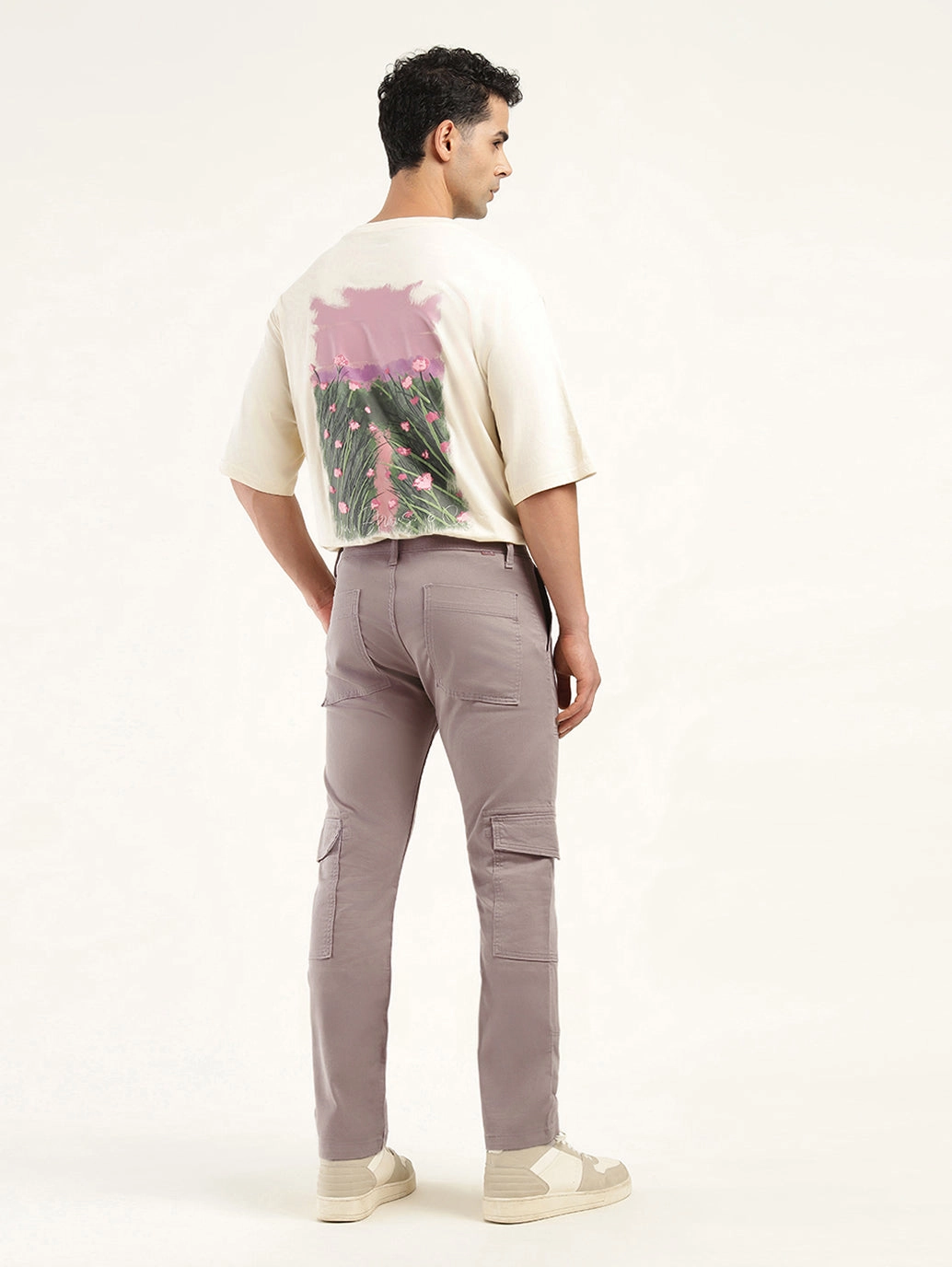 Functional Stretch Work Ready Men's Slim Fit Cargo Trousers