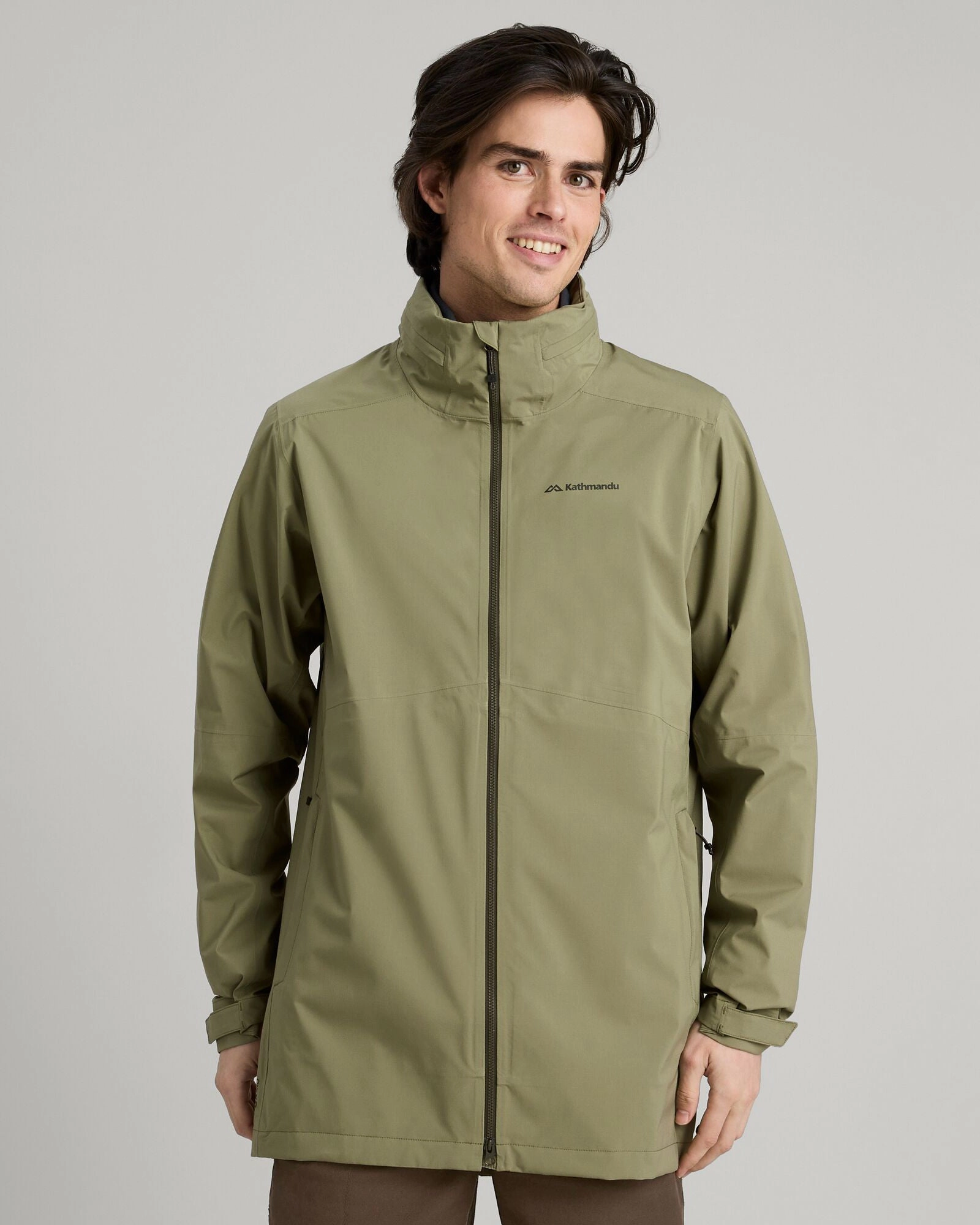 Men's Trailhead Stretch 2.5-layer Rain Parka - Beech Easy Fit Piece AntiPilling Finish