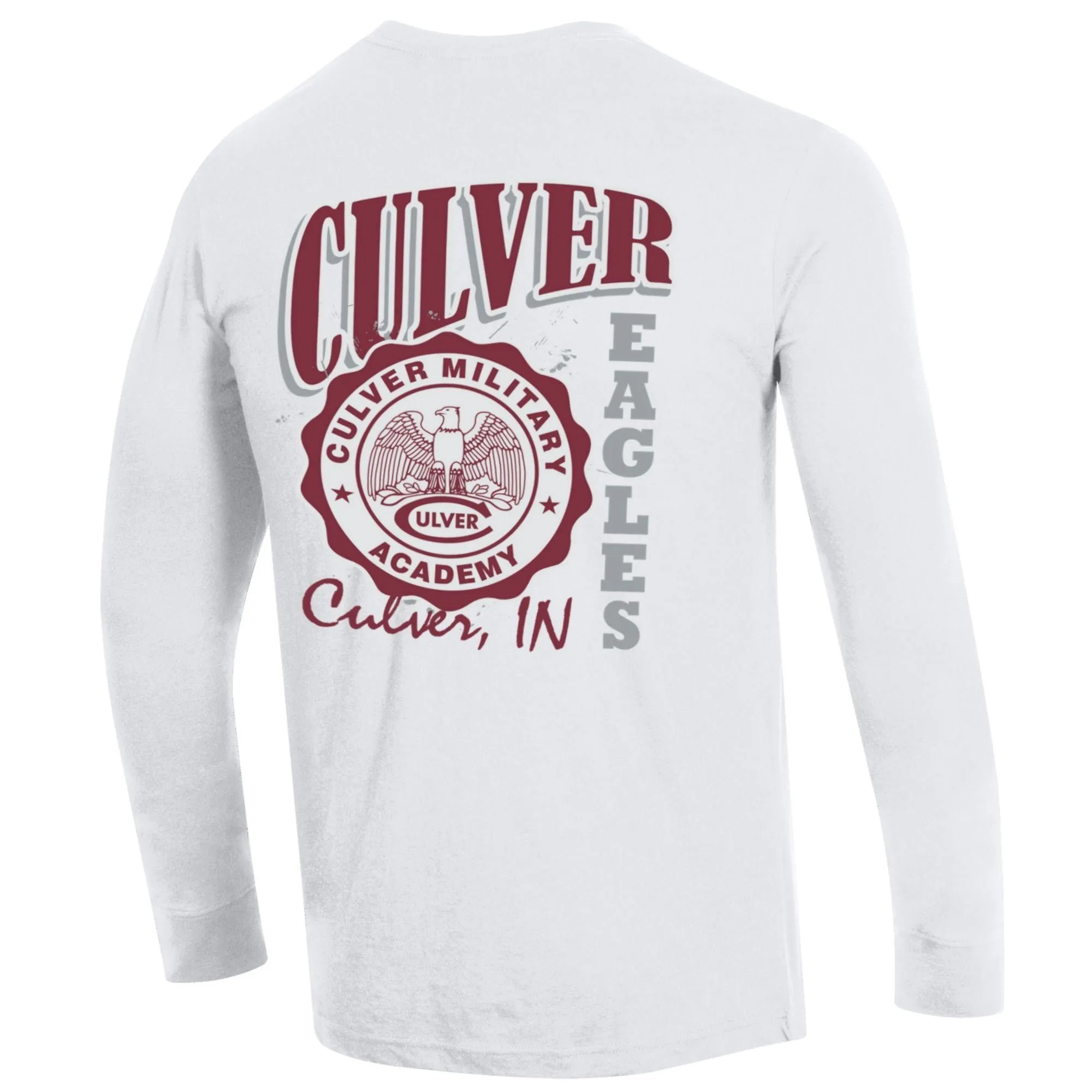Men's Champion Long Sleeve Tee - White perfect for all-day wear