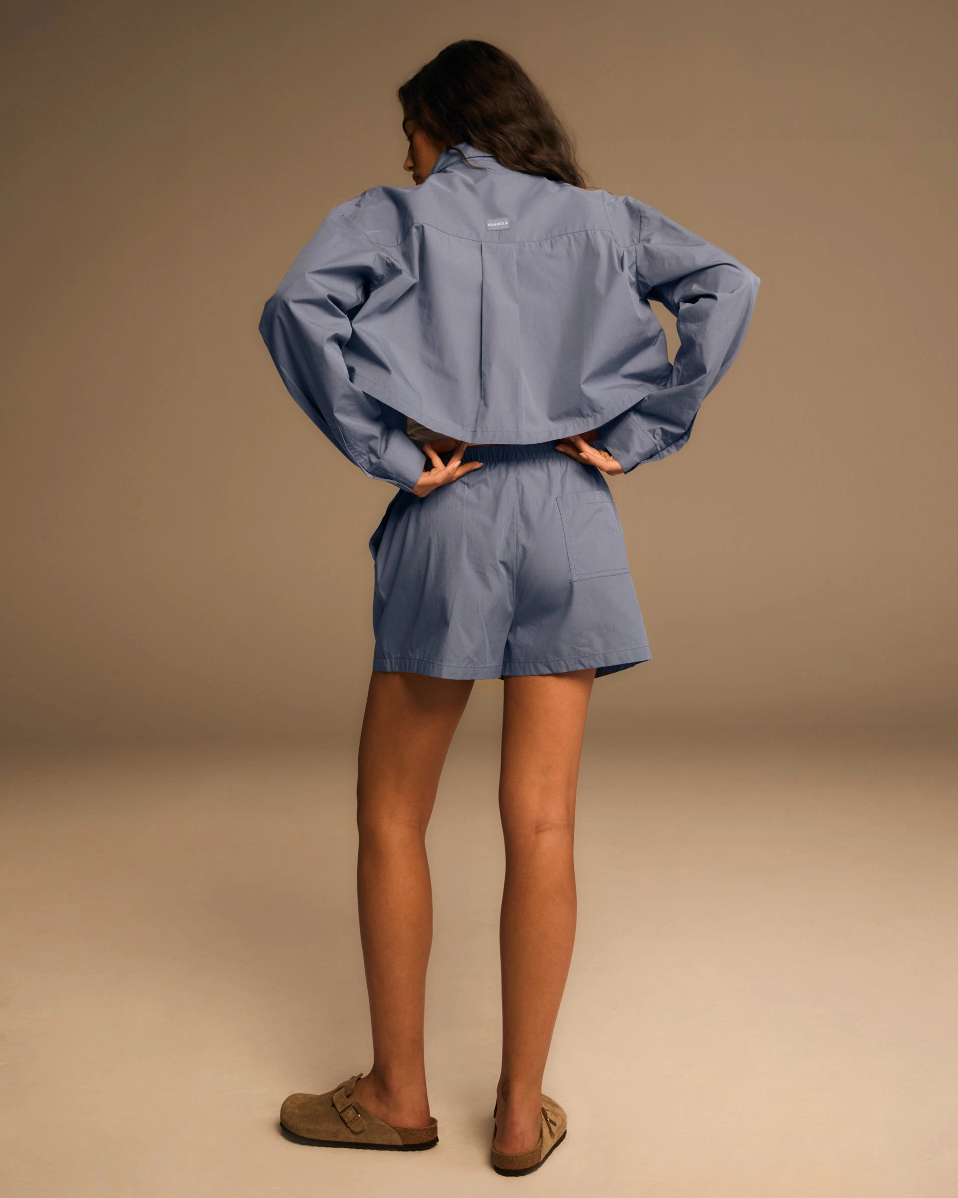 Anti Static Technology No Ride Up Technology Cotton Boxer Shorts - Blue