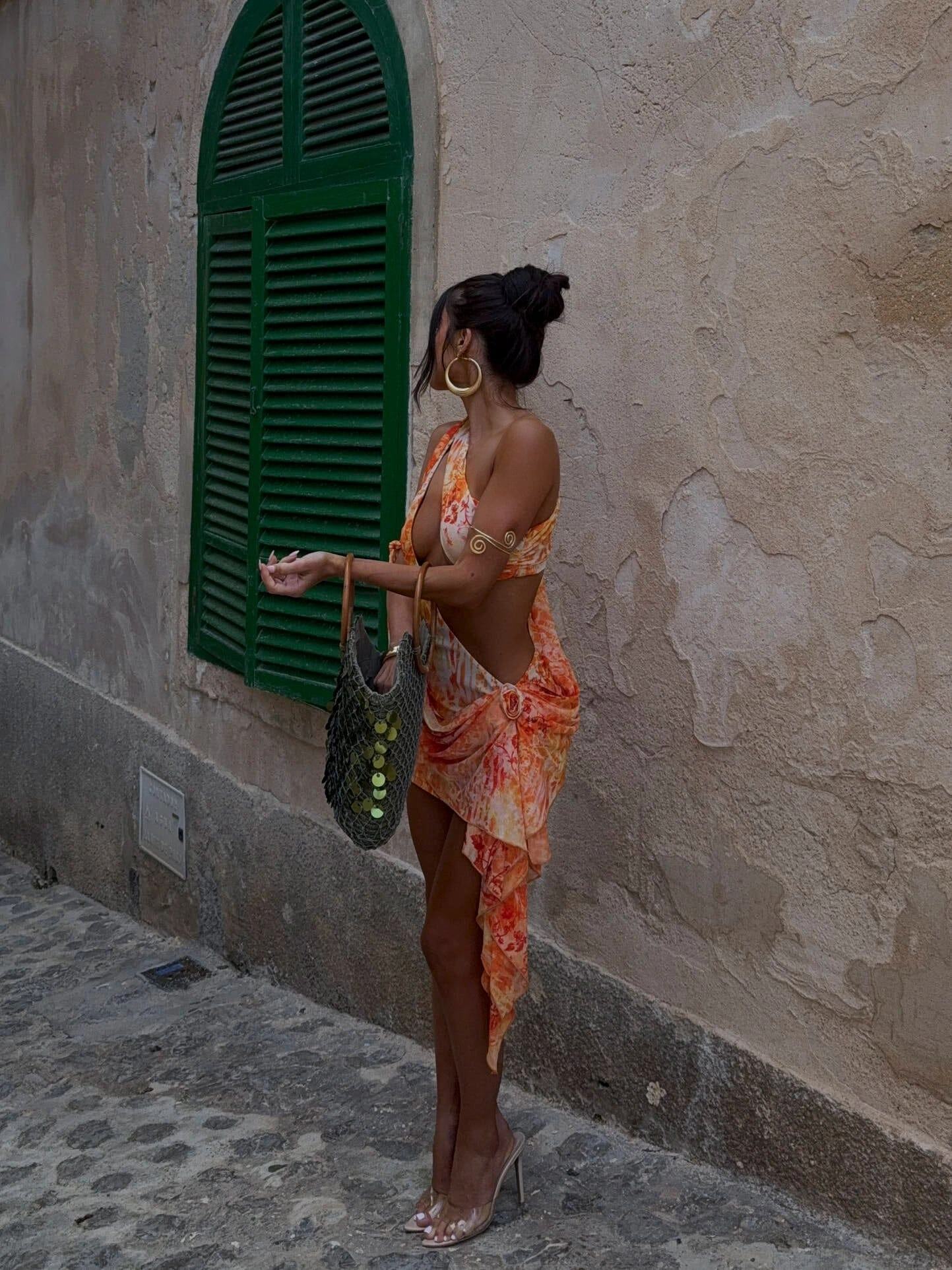 MIANA MINI DRESS CALILE Tactile Feel Beadwork