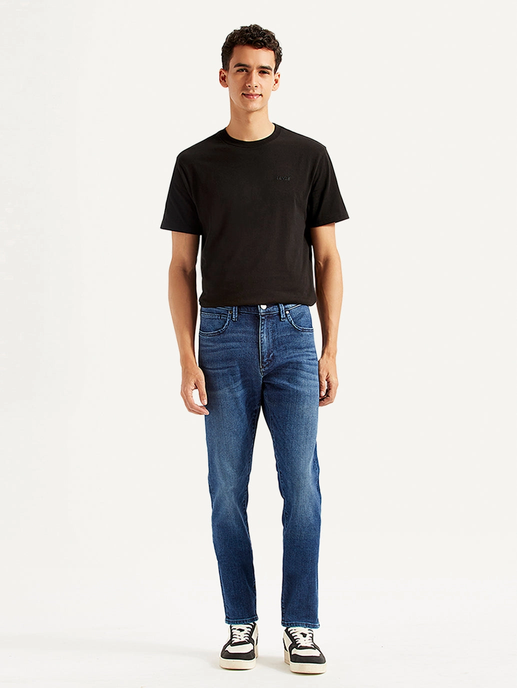 Men's Redloop 512 Slim Tapered Fit Mid Rise Jeans Essential Look