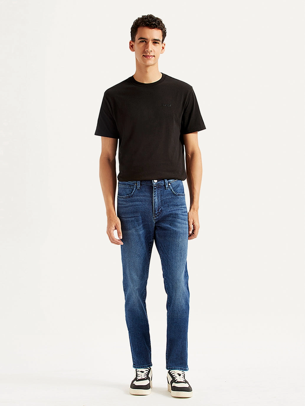 Picnic Style Modern Men's Redloop 512 Slim Tapered Fit Mid Rise Jeans