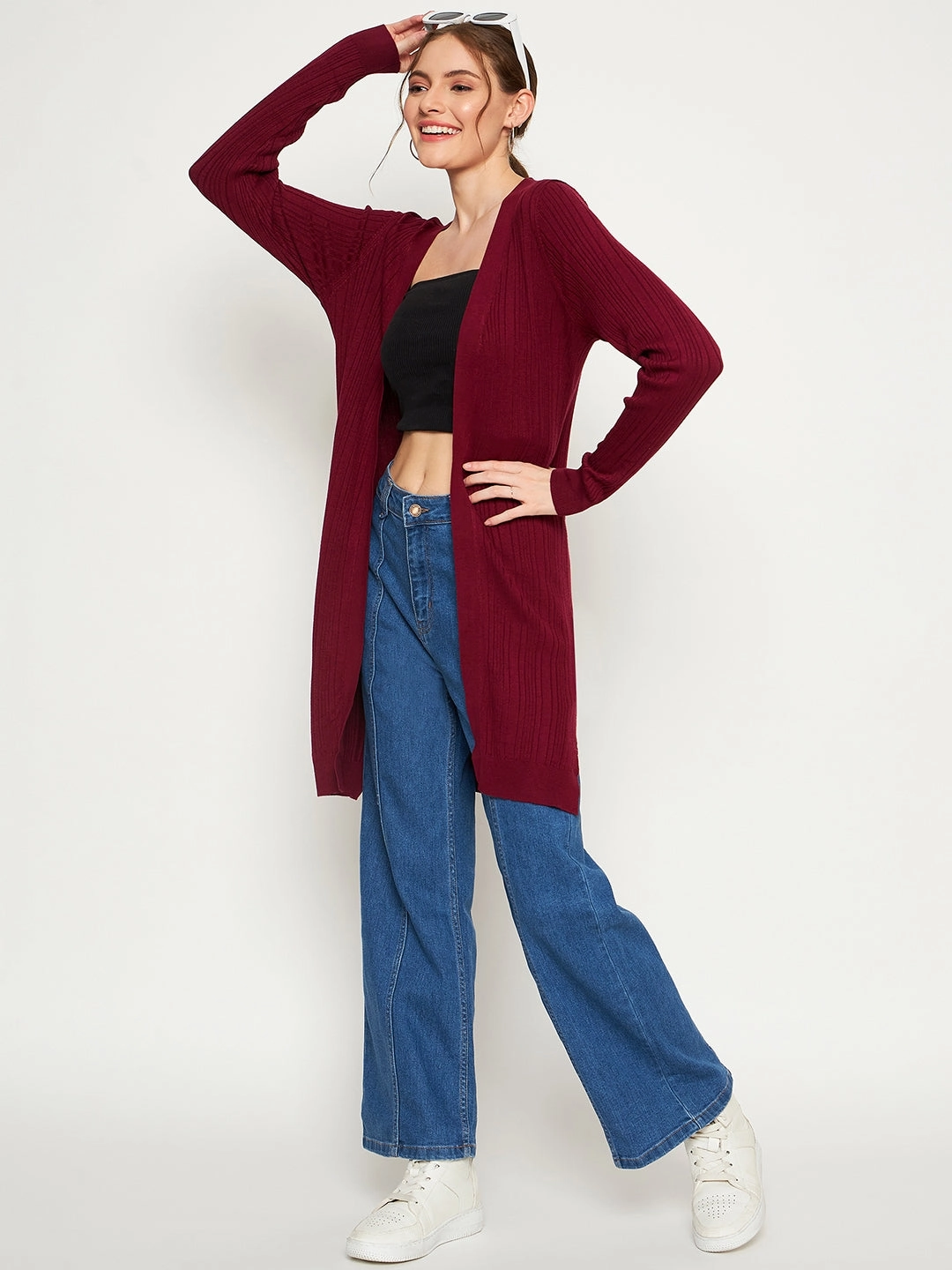 Timeless Option Madame Midblue Wide Leg Denim