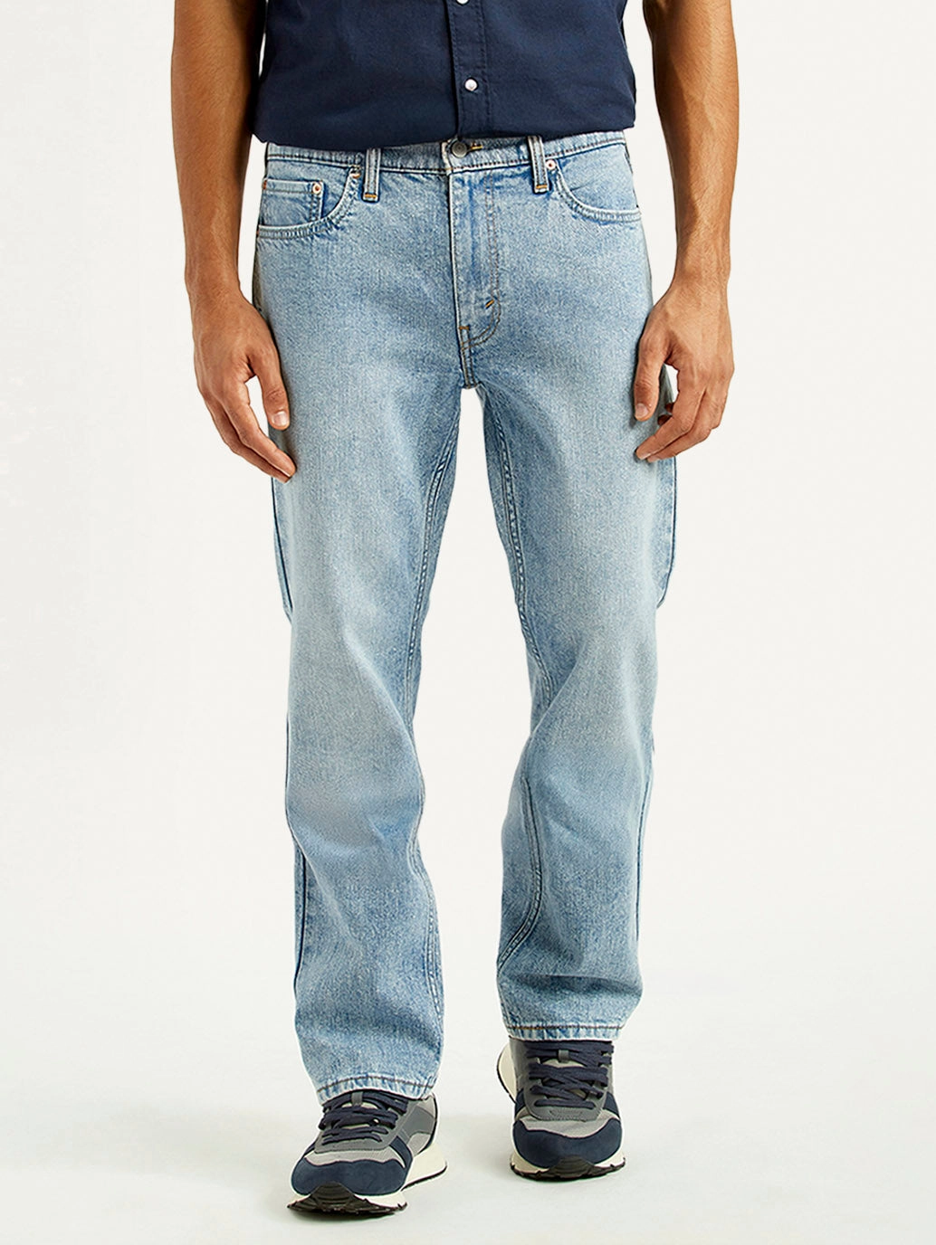 Men's 513 Light Indigo Slim Straight Fit Mid Rise Jeans Festival Outfit Urban Explorer Autumn Days Parent Style