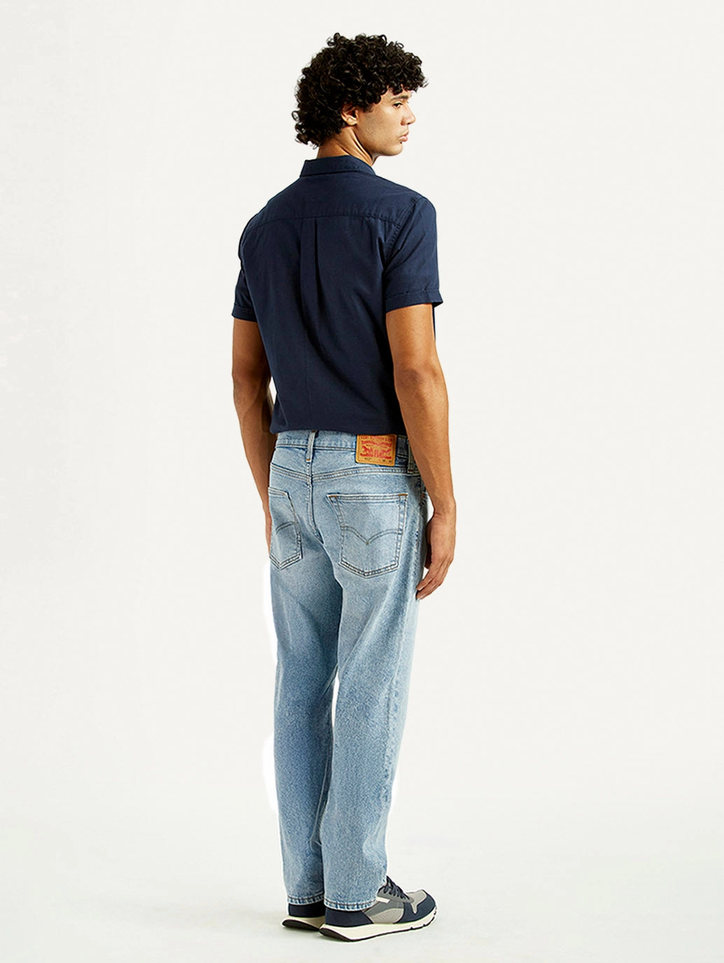 Timeless Piece Men's 513 Light Indigo Slim Straight Fit Mid Rise Jeans