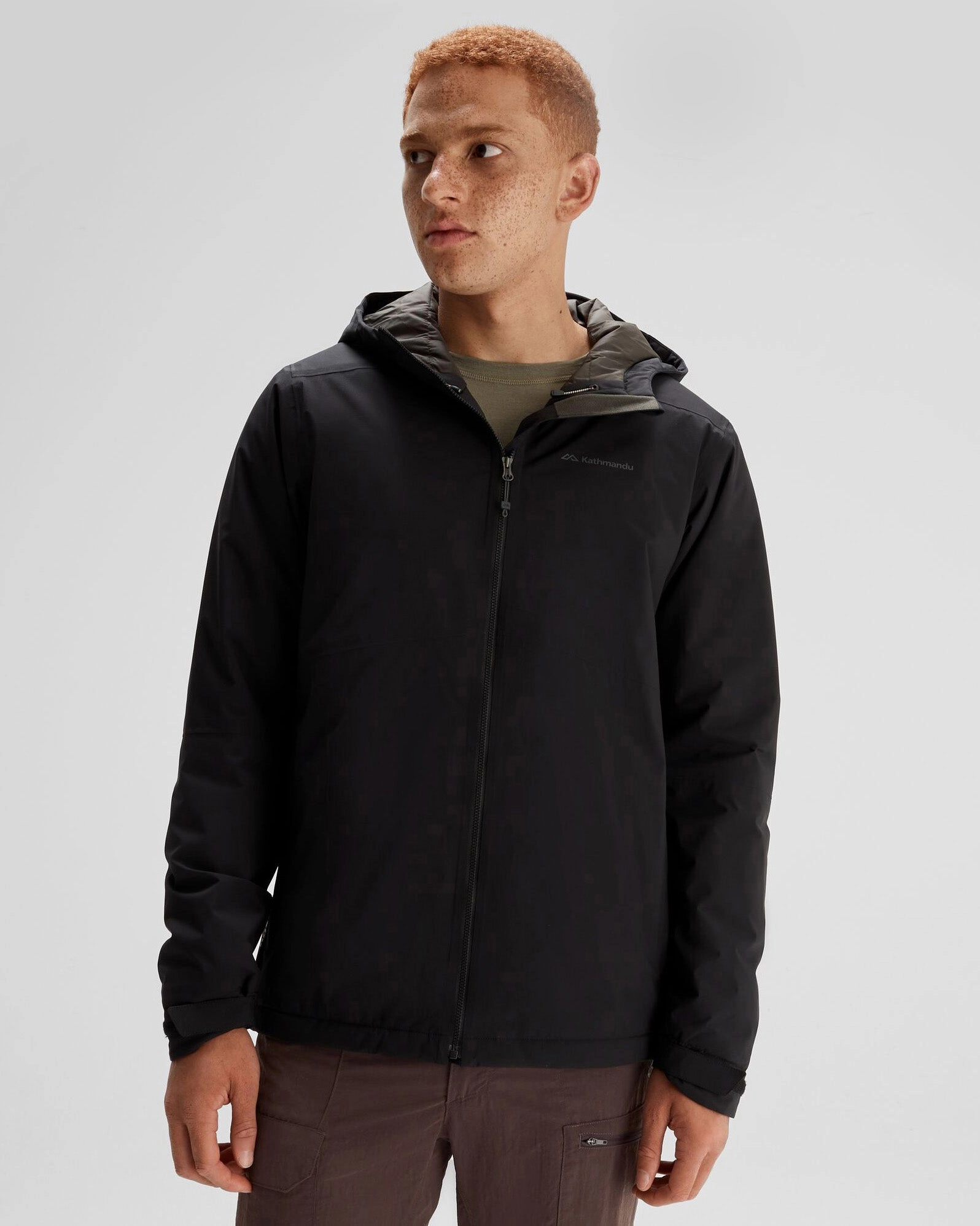 Men's Trailhead 2L Insulated Rain Jacket - Black Stingray Heat Keep