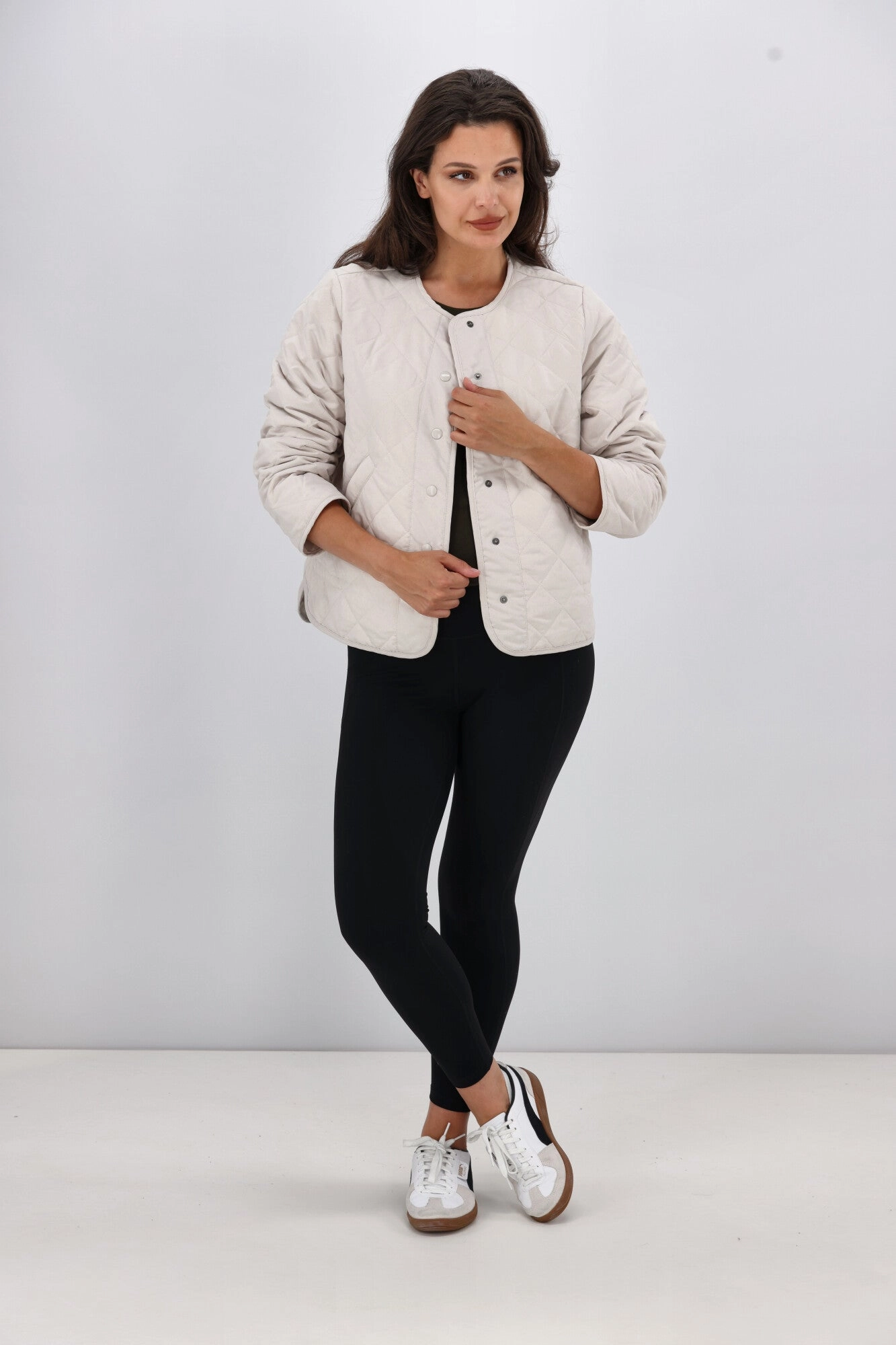 AS Colour Wo's Quilted Jacket Bone anti slip grip