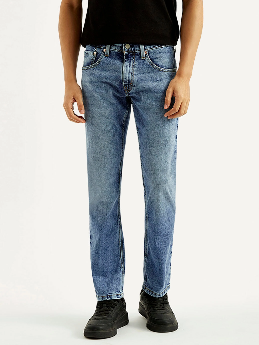 All Round Wear Casual Vibe Men's 65504 Light Blue Skinny Fit Mid Rise Jeans