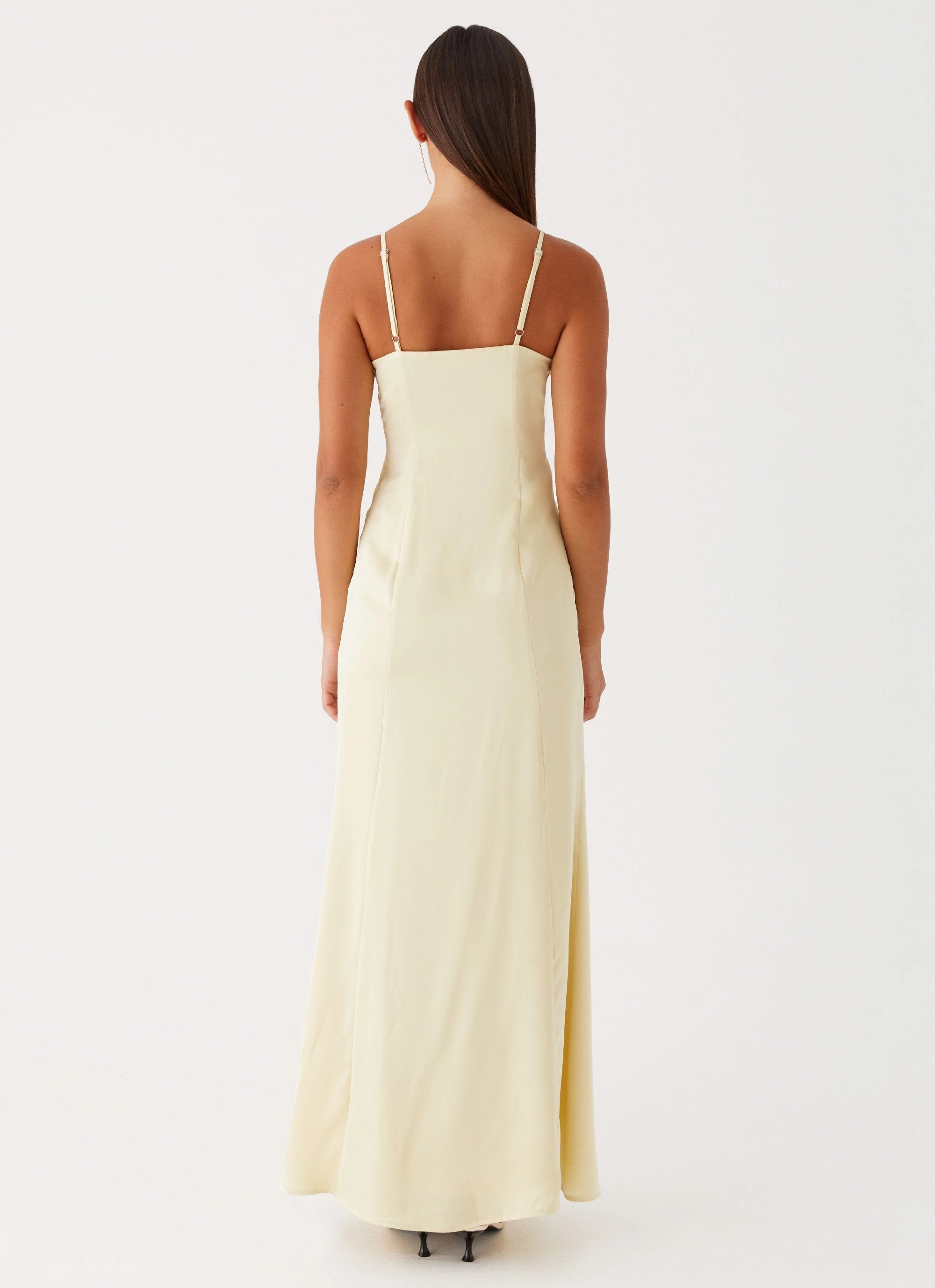 Miss Bloom Maxi Dress - Lemon Relaxed Finish