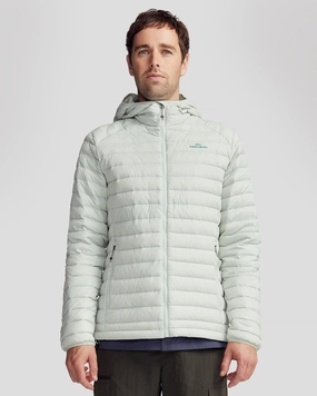 Warm Essentials Versatile Styling Mns Heli Down Hooded Jacket v3 - Light Sage