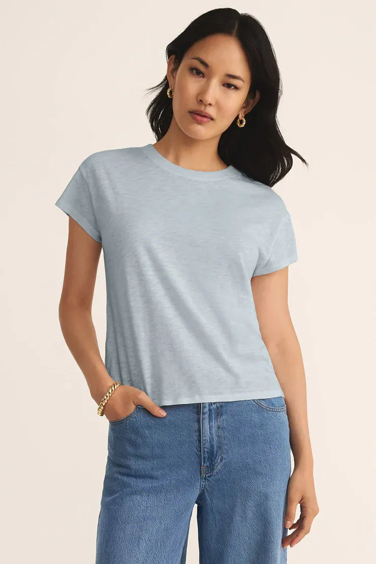 Flexible Ribbed Cuffs Modern Slub Tee | Clearwater, Tavern Fashionable Design
